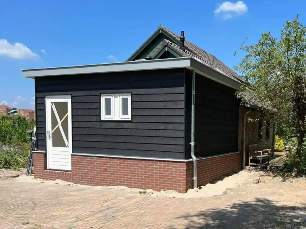 Aanbouw aan een woning